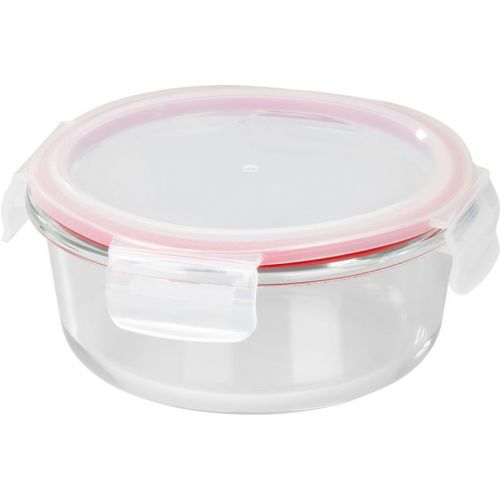 Dóza sklo okrúhla, 650 ml, s vekom , Clip