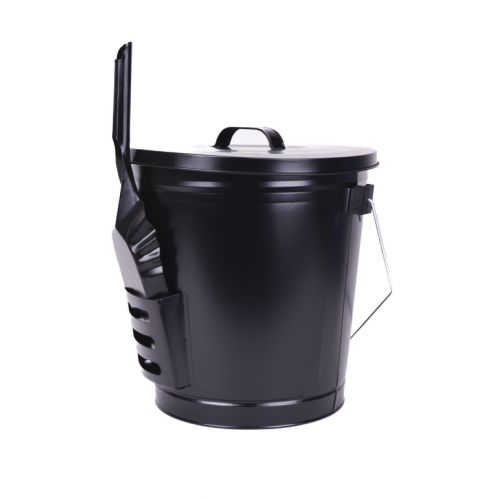Vedro na popol 20L s vekom a lopatkou SKVELER