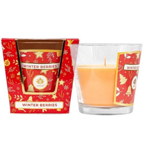 Sviečka vonná WINTER BERRIES 120g v skle