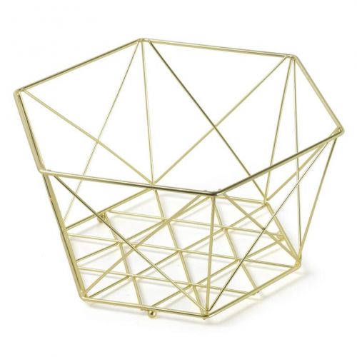 Košík na ovocie DECOR 29cm zlatý