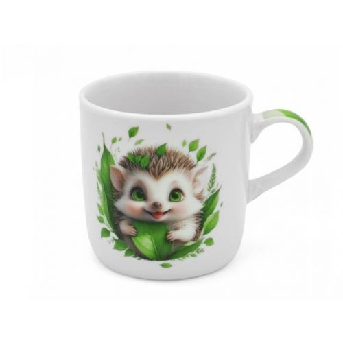 Hrnček porcelánový 230ml, dekor ježko