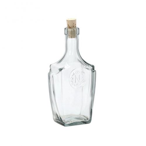 Fľaša sklenená 500ml BONAPARTE s korkovým uzáverom, odber po 8ks