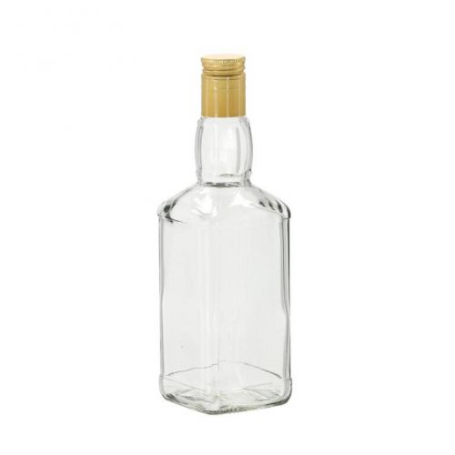 Fľaša na alkohol sklo 500ml DANIELS s uzáverom