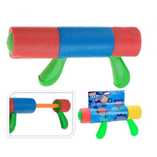 Pištoľ vodná detská 31cm penová, mix farieb