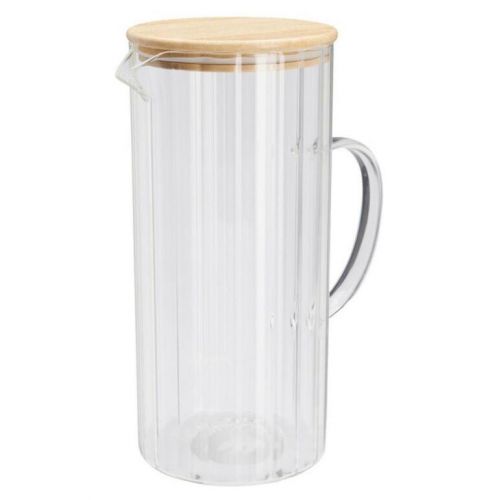 Džbán sklo 1,4 l s bambusovým vekom