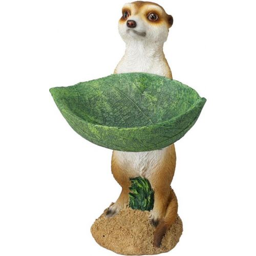 Postavička surikata, krmítko / napájadlo pre vtáky, 30 cm, polystone