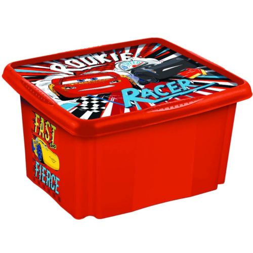 Box 24L detský CARS 42x35,5x22,5 cm, červený