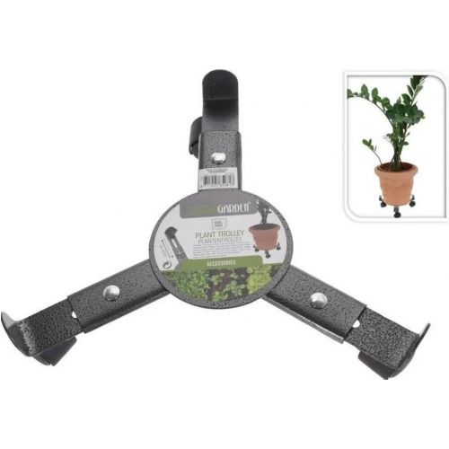 Podložka pod kvetináč nastaviteľná na kolieskach 225-300mm, max 50kg