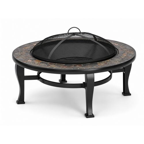 Ohnisko oceľové, kruhové, s obkladom, priemer 86 cm, GARDENKUS