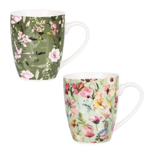 Hrnček porcelánový 360ml GRANDE, mix 2 vzorov