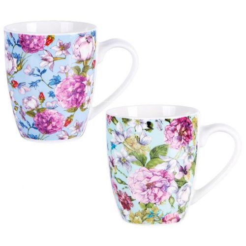 Hrnček porcelánový 360ml AMAYA, mix 2 vzorov