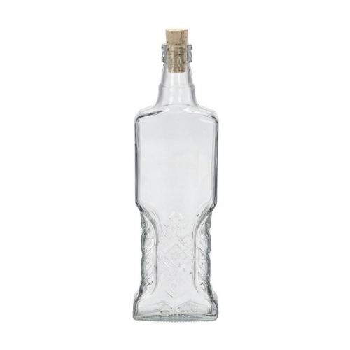 Fľaša na alkohol sklenená 500ml UKRAINKA s uzáverom