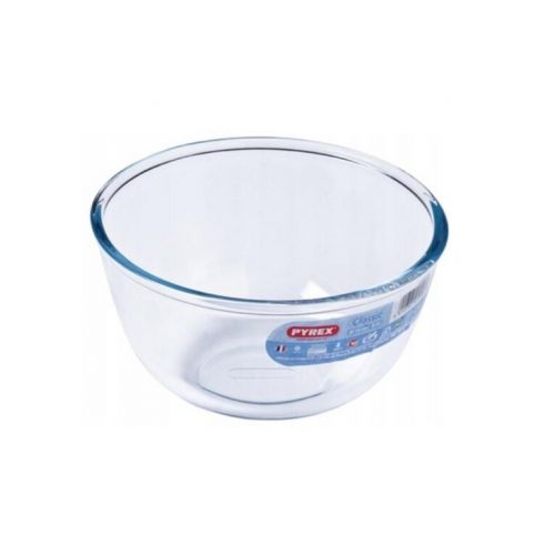 Miska sklenená guľášová 0,7L priemer 15x8cm, číre, PYREX