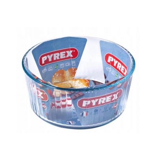 Miska zapekacia na suflé, priemer 22 x výška 10cm, 2,5L, sklo číre PYREX