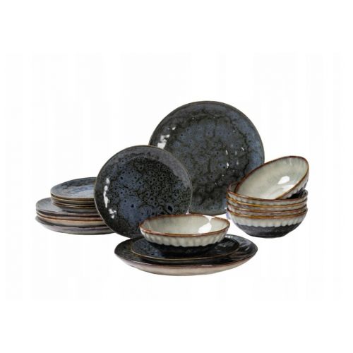 Tanier sada 18 dielna OMBRES NAVY GREY