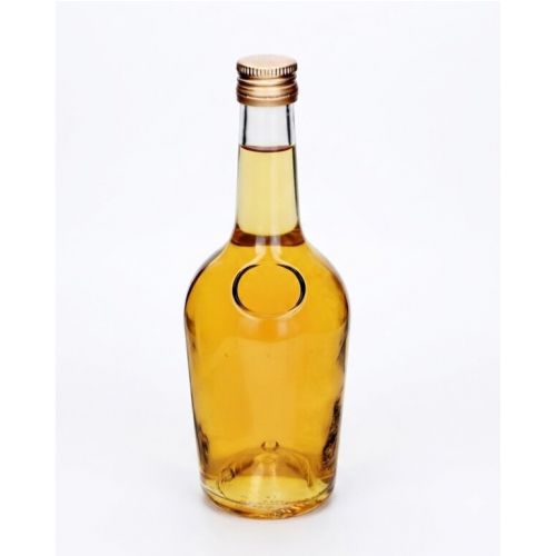 Fľaša na alkohol sklenená, 500ml, GLORIA, s uzáverom
