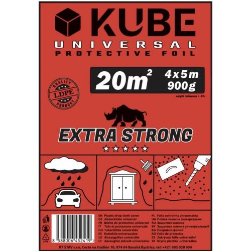 Fólia zakrývacia 4 x 5 m EXTRA STRONG 48mn KLC