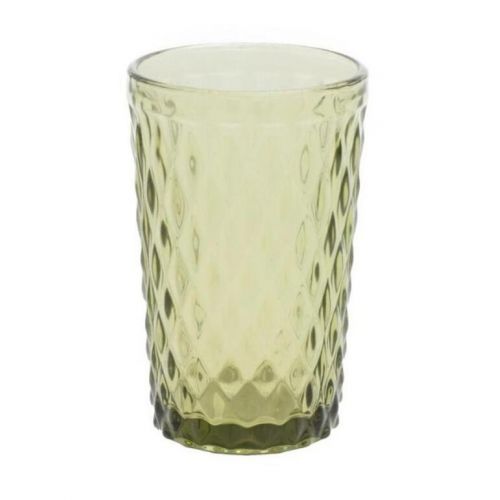 Pohár na vodu 300 ml sklenený, zelený