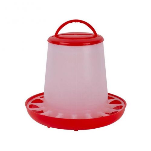 Krmítko pre hydinu, plastové, na 6 kg, tubusové, RACEK