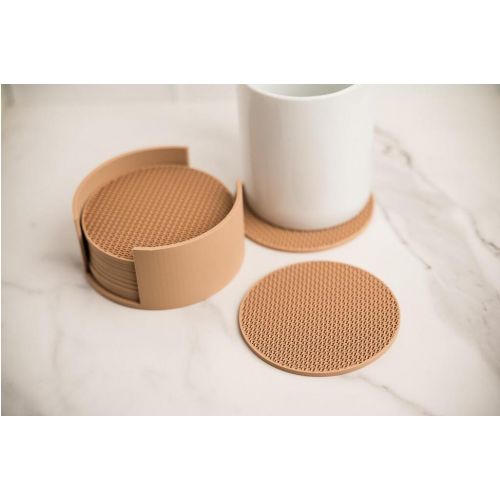Podložka pod pohár 9x9x0,4cm plastová balenie 6ks