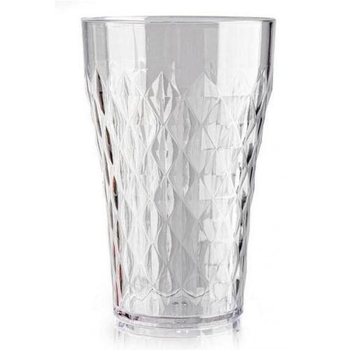 Pohár plastový, dizajn kryštál, 500ml