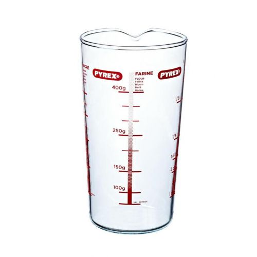 Odmerka 0,5L, 9x17cm, sklo číre PYREX