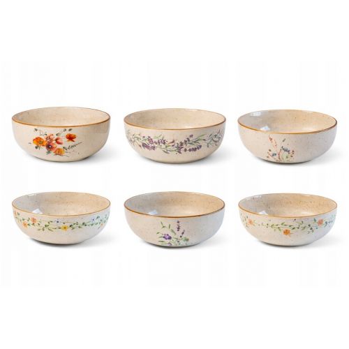 Miska keramická 15cm BELLE LINE kvety mix