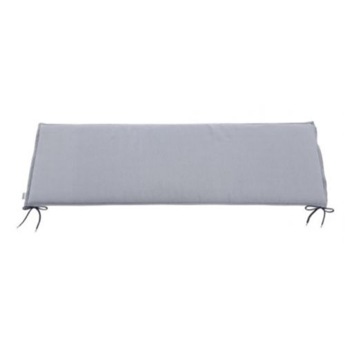 Poduška sedák na lavicu 120x45x4cm svetlosivá LIFE DOPPLER