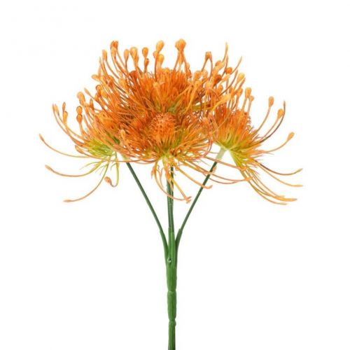 Ozdoba zapichovacia bodliak oranžová 24cm
