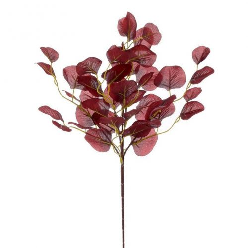 Ozdoba zapichovaicia eukalyptus bordo 49cm