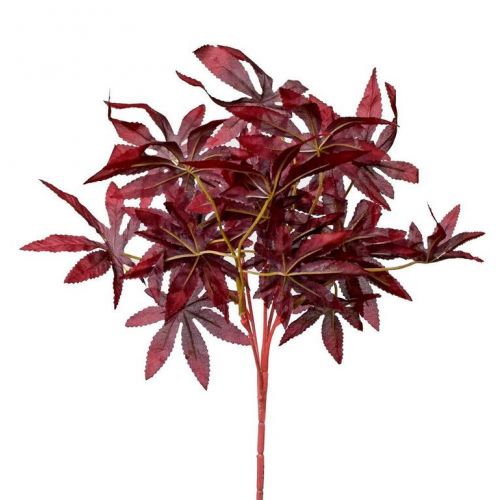 Ozdoba zapichovacia vetvička jeseň bordo 40cm