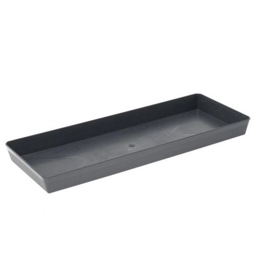 Miska pod truhlik plastová 40cm antracit T3
