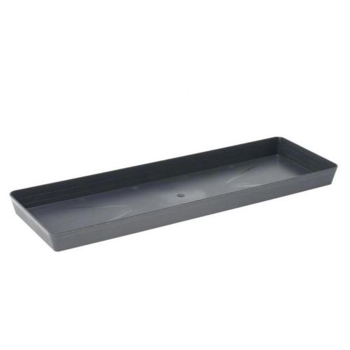 Miska pod truhlik plastová 50cm antracit T2