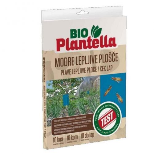 Lepidlo dosky na hmyz 10ks modré Bio Plantella vhodné do skleníka