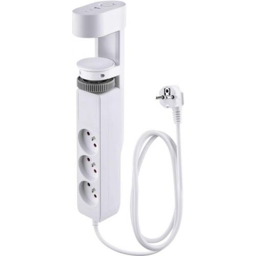 Kábel predlž. L-1,4m, 6v1, 3xzásuvka, 2x USB-A, 1x USB-C, s upnutím na stôl