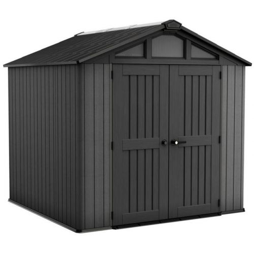 Domček Keter STRONGHOLD 8X8, sivý, záhradný, 254x228,6x220 cm