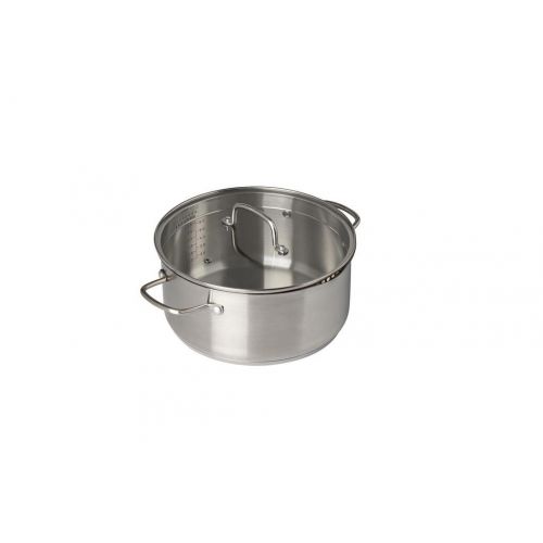 Kastról nerezový 4L, 24cm + sklenená pokrievka INFINITY PYREX
