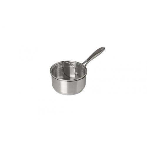 Kastról nerezový 1,25L, 16cm s rúčkou + sklenená pokrievka INFINITY PYREX