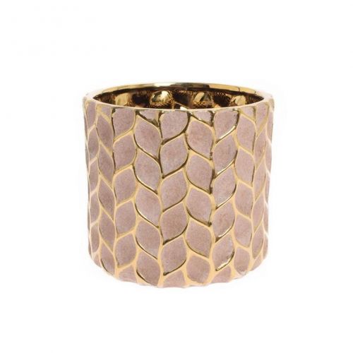 Obal dekoračný 14x14x13 cm krémový