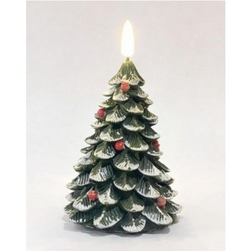 Sviečka stromček LED 10 cm s časovačom