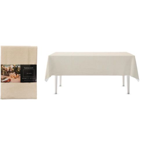 Obrus vianočný 240x140 cm polyester zlatý