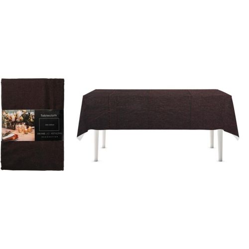 Obrus vianočný 240x140 cm polyester čierny