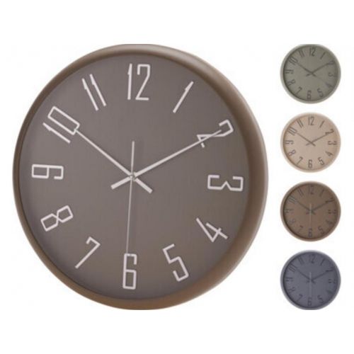 Hodiny nástenné 40,6 cm, mix farieb