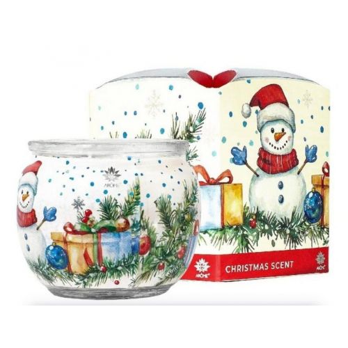 Sviečka vonná CHRISTMAS SCENT 90g v skle