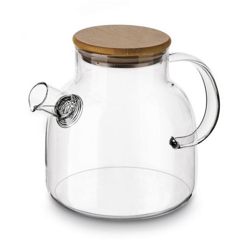 Džbán sklenený s oceľovou špirálou1,3L + veko NEXO