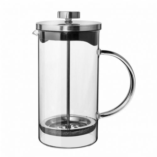 Kanvica na kávu a čaj 350ml sitko-piest, nerez FRENCH PRESS