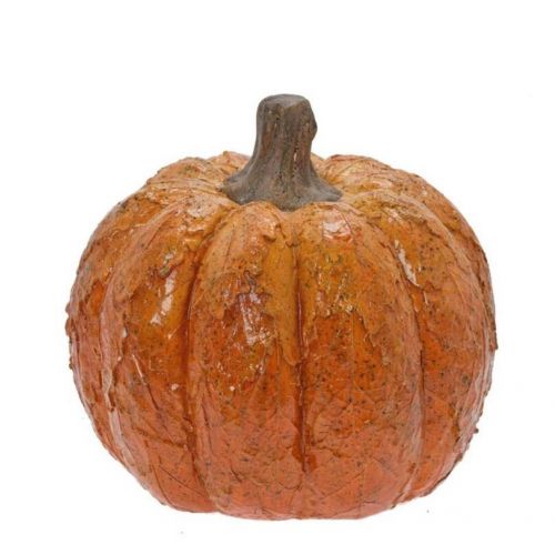 Dekorácia tekvica MGO 29,5x29,5x26,5cm oranžová