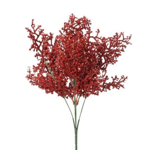 Ozdoba zapichovacia vres 38 cm červený