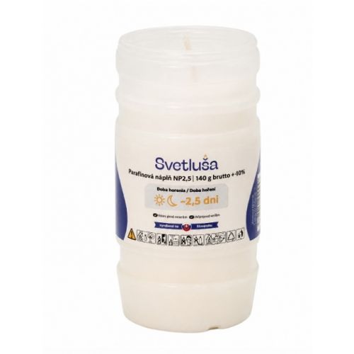 Náplň do kahanca parafínová 140g doba horenia 2,5 dňa