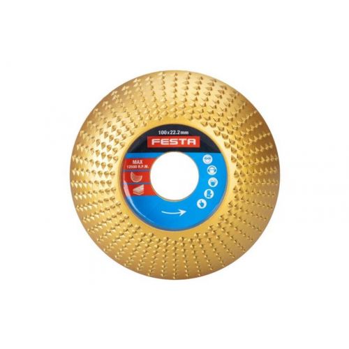 Kotúč rašpľový oblý 100x22,2mm